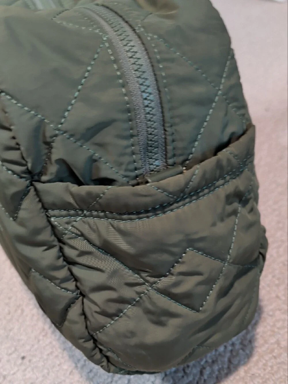 Marc Jacobs Weekender Bag Quilted Olive - No Shoulder Strap